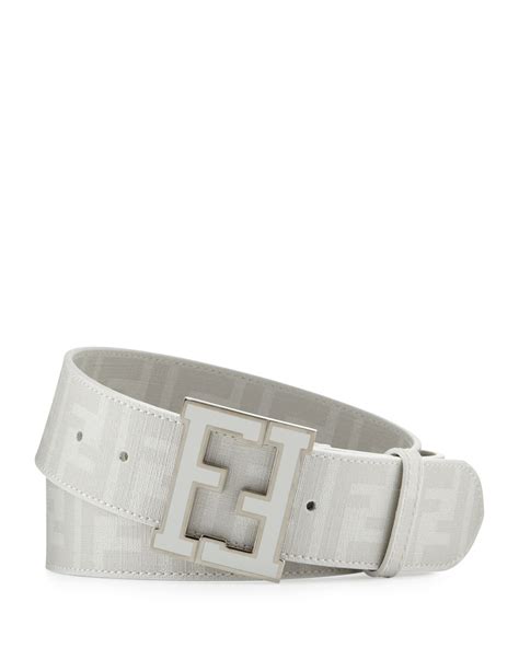 fendi belts white|authentic Fendi belt.